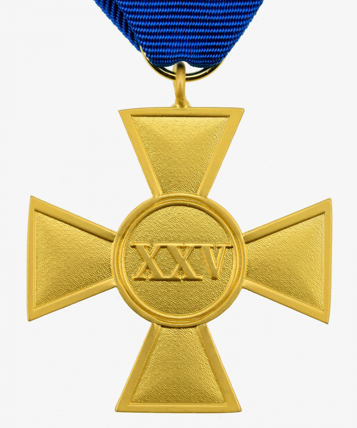 Prussia service award for 25 years of service for officers 1825 (2nd form around 1840)